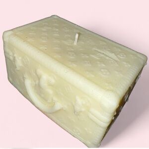 Luxury Cream Travel Suitcase-Shaped Candle - Women Bath & Body